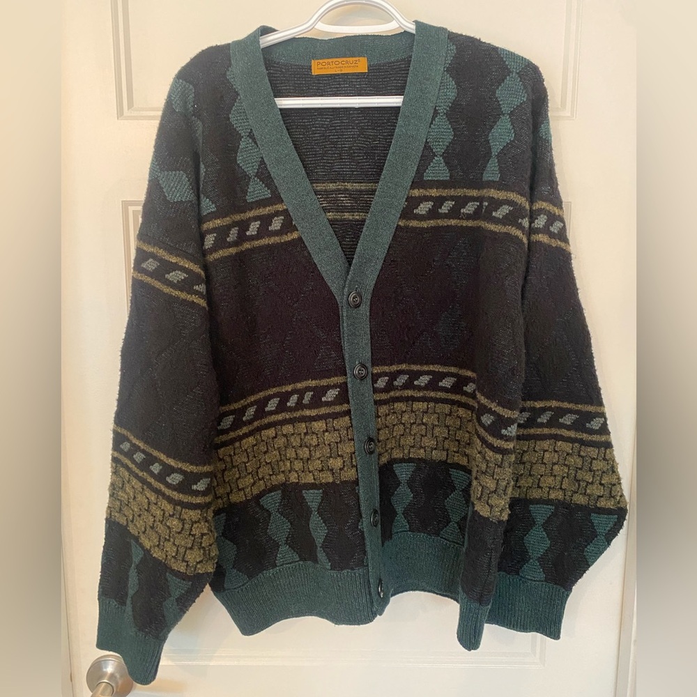 Porto Cruz vintage button cardigan